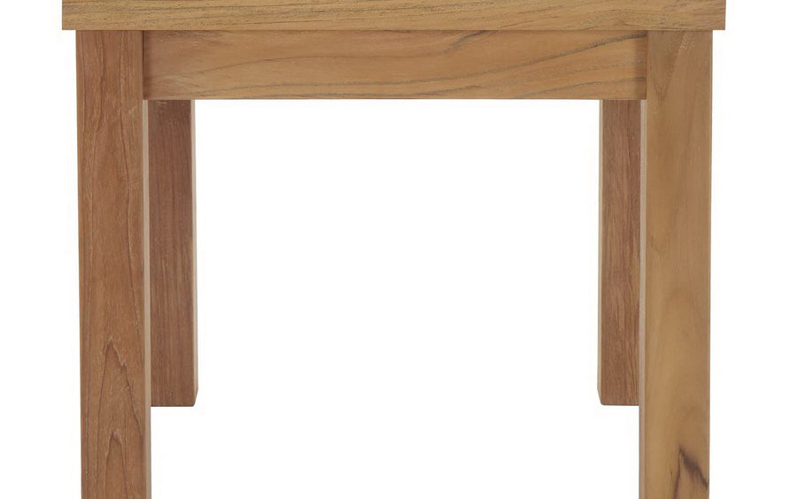 Cove 3 Piece Outdoor Patio Teak Set in Natural Gray