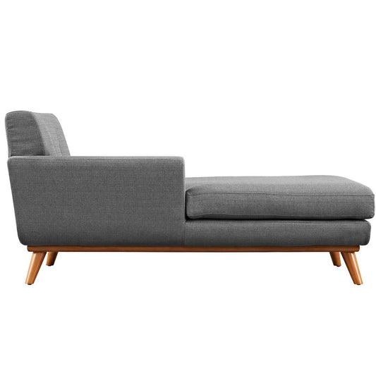 Engage Left-Facing Upholstered Fabric Chaise by Furniture for America
