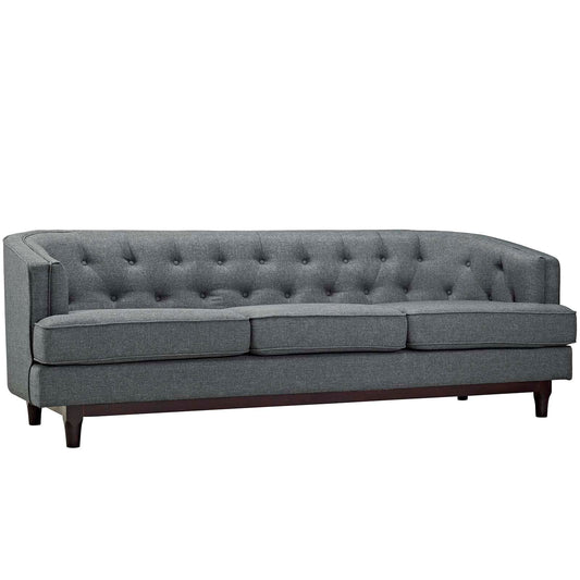 Coast Upholstered Fabric Sofa by Furniture for America