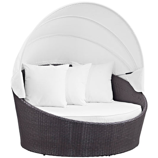 Convene Canopy Outdoor Patio Daybed by Furniture For America