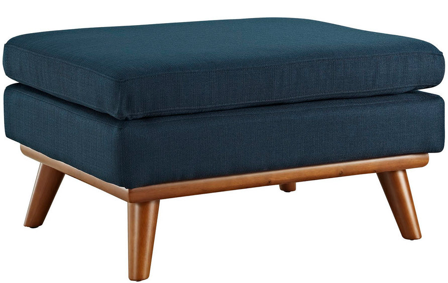 Flint 2 Piece Armchair and Ottoman in Azure