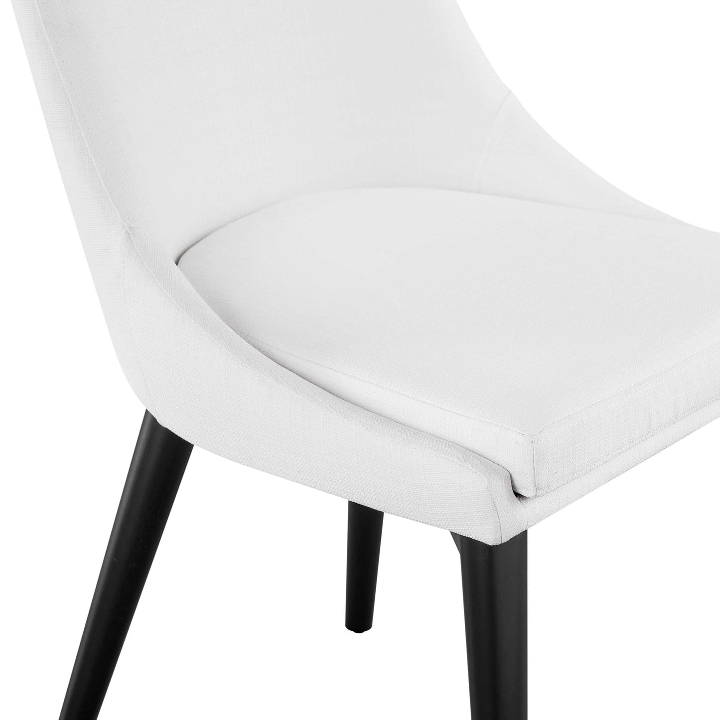 Foyer Fabric Dining Chair in White