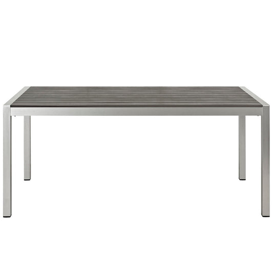 Shore Outdoor Patio Aluminum Dining Table by Furniture For America