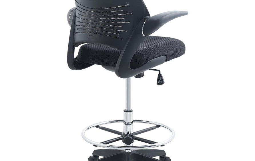 Randers Drafting Chair in Black