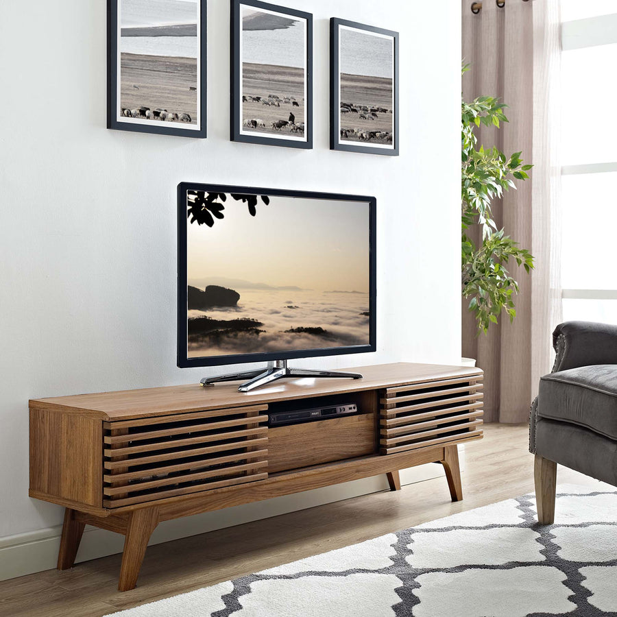 Vera 59" TV Stand in Walnut