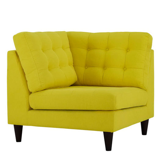 Empress Upholstered Fabric Corner Sofa by Furniture for America