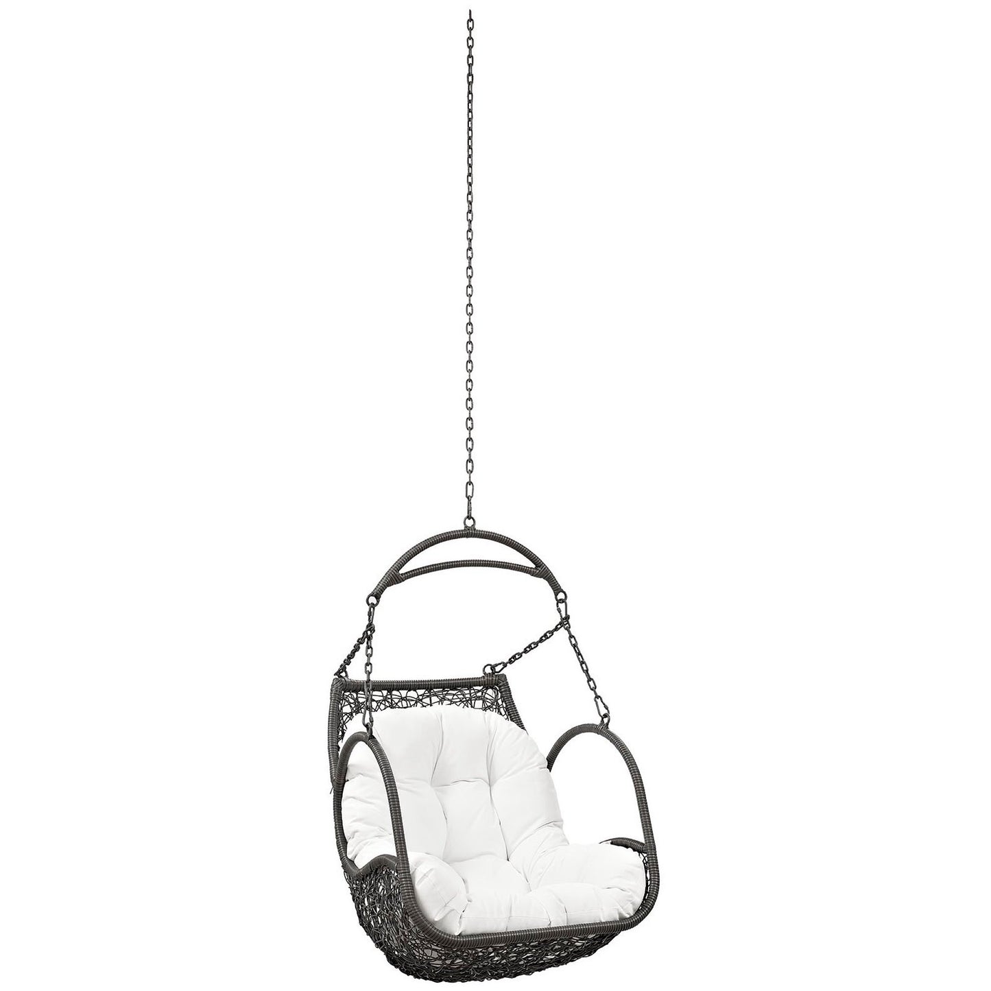 Auster Outdoor Patio Swing Chair Without Stand in White
