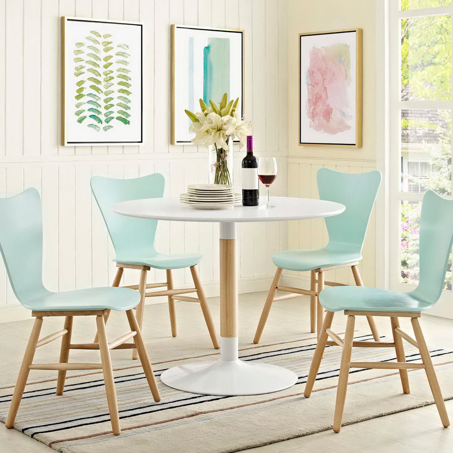 Leksand Round Dining Table in White