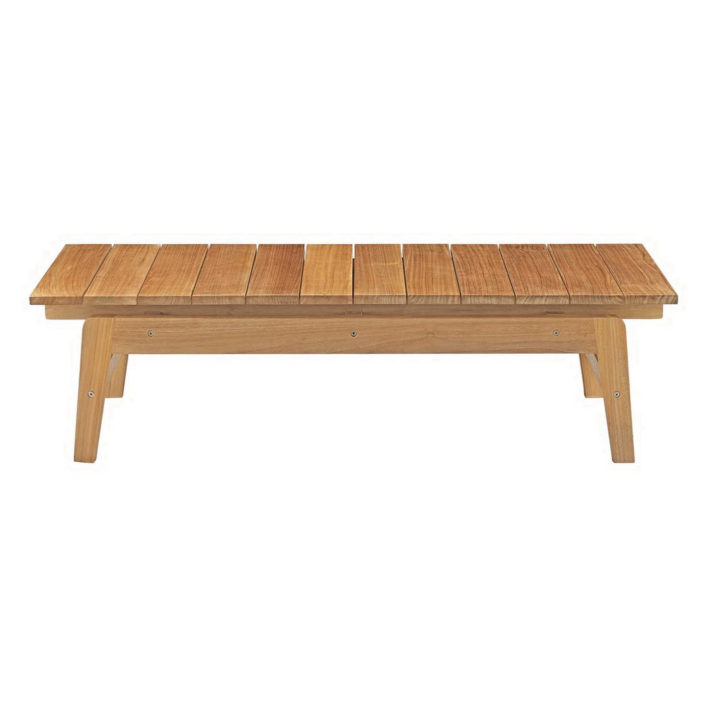 Fable Outdoor Patio Teak Coffee Table in Natural