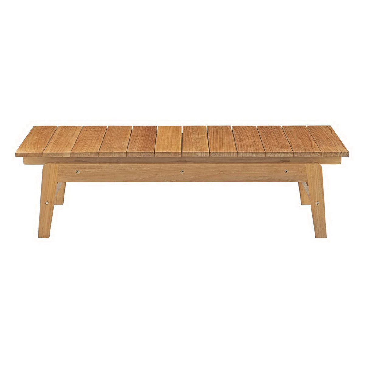 Fable 4 Piece Outdoor Patio Teak Set in Natural White