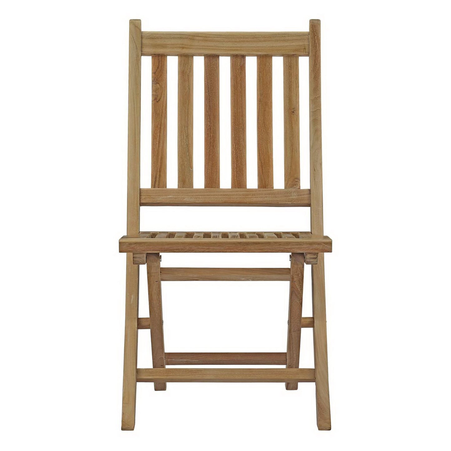 Cove Outdoor Patio Teak Folding Chair in Natural