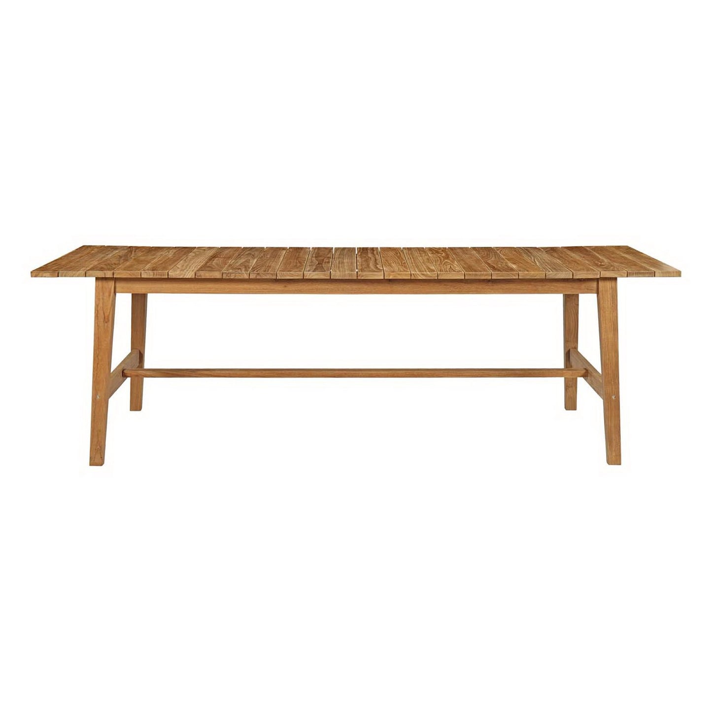 Kit Outdoor Patio Teak Dining Table in Natural
