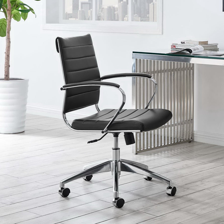 Vanilla Mid Back Office Chair in Black