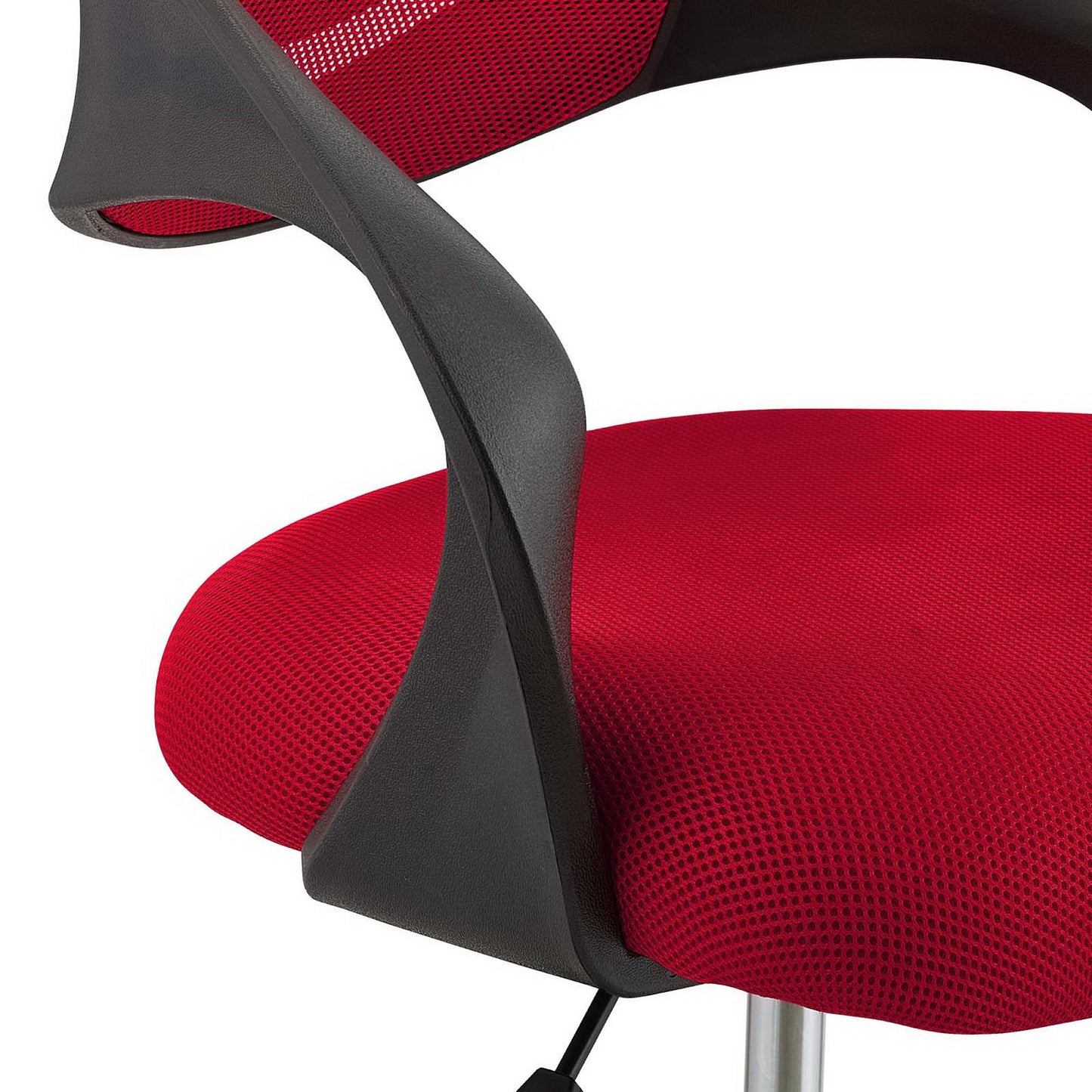 Christiansfeld Mesh Drafting Chair in Red