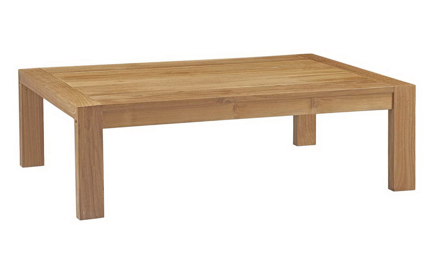 Cedar 6 Piece Outdoor Patio Teak Set in Natural White
