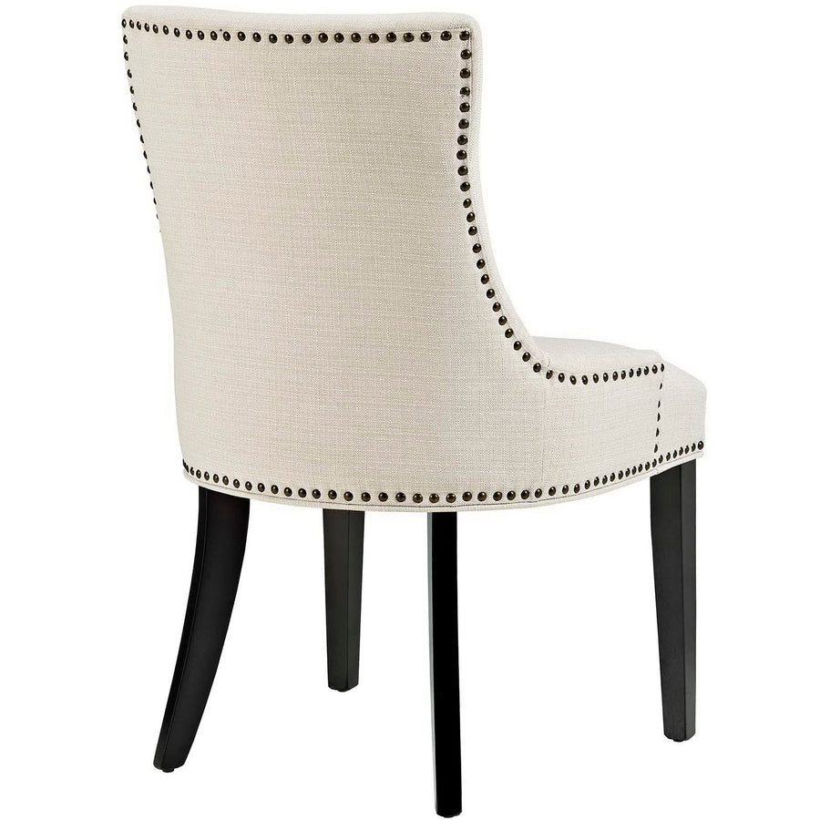 Vista Fabric Dining Chair Set of 4 in Beige