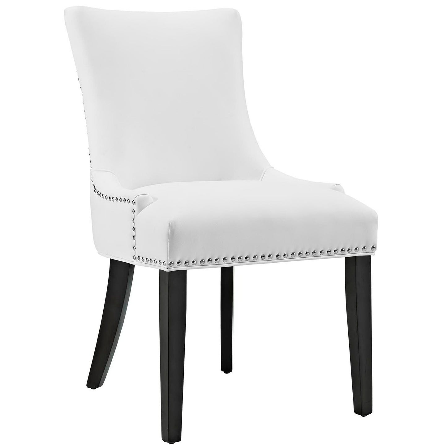 Vista Faux Leather Dining Chair Set of 4 in White