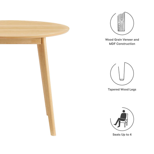 Vision 35" Round Dining Table by Furniture For America