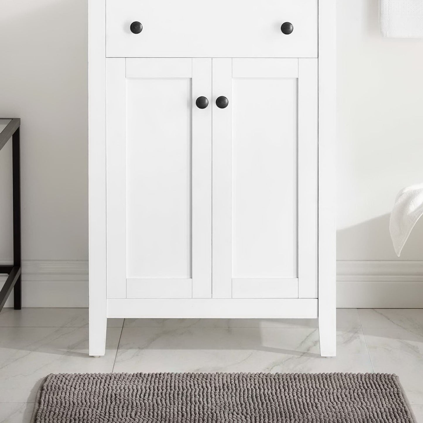 Copal 24" Bathroom Vanity Cabinet (Sink Basin Not Included) in White