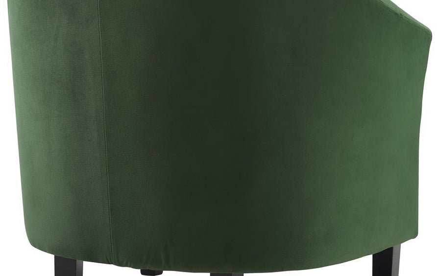 Hadley Channel Tufted Performance Velvet Armchair Set of 2 in Emerald