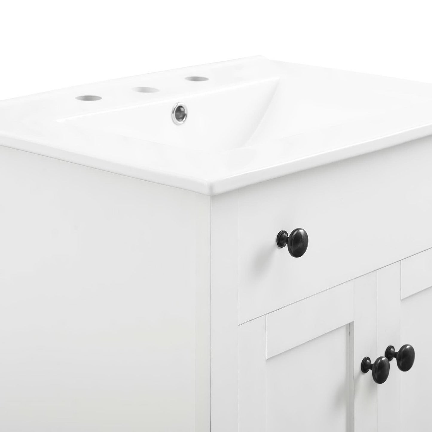 Copal 24" Bathroom Vanity in White White