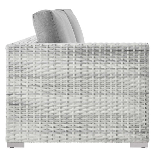 Convene Outdoor Patio Left-Arm Loveseat by Furniture for America