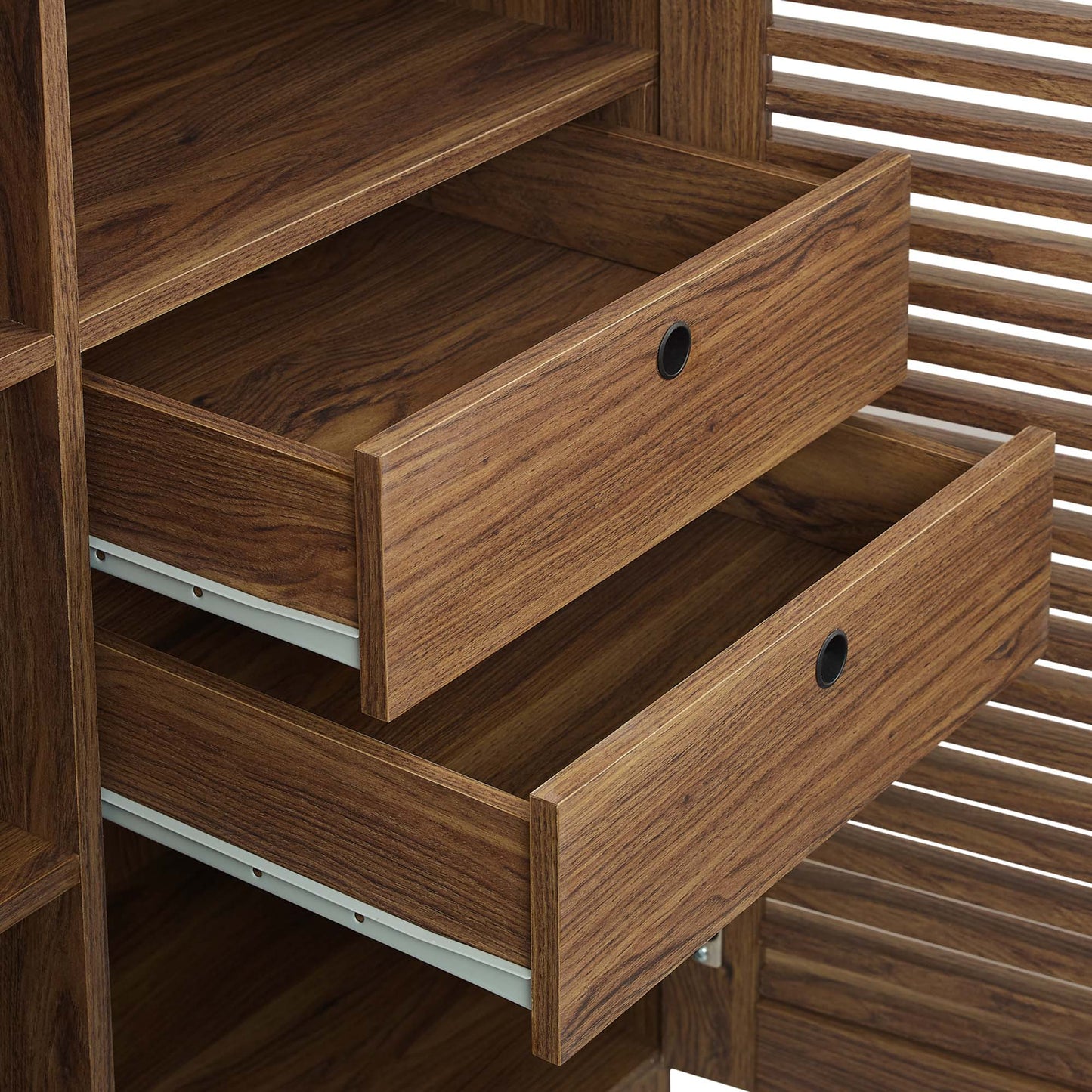 Vera Bar Cabinet in Walnut