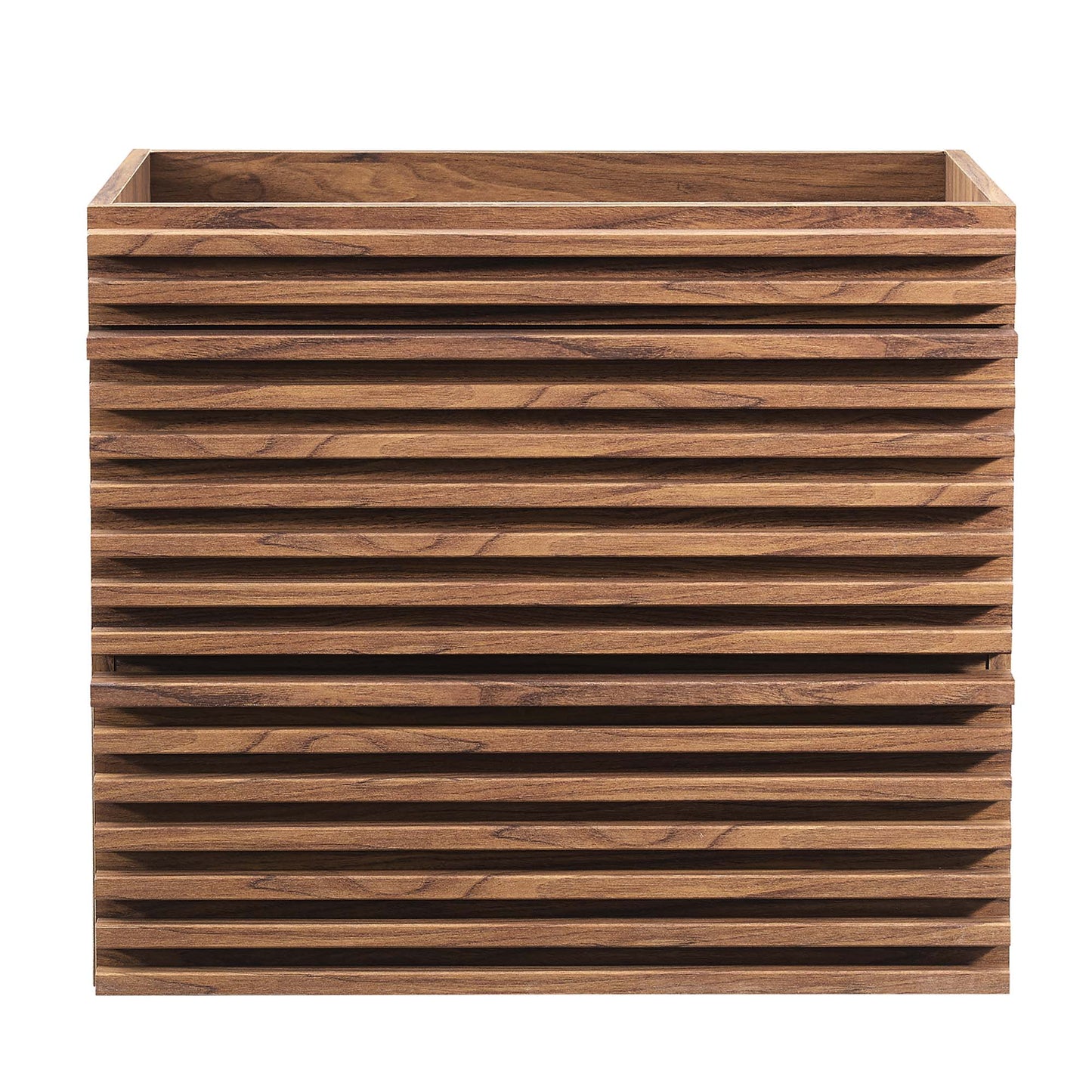 Vera 24" Wall-Mount Bathroom Vanity Cabinet (Sink Basin Not Included) in Walnut