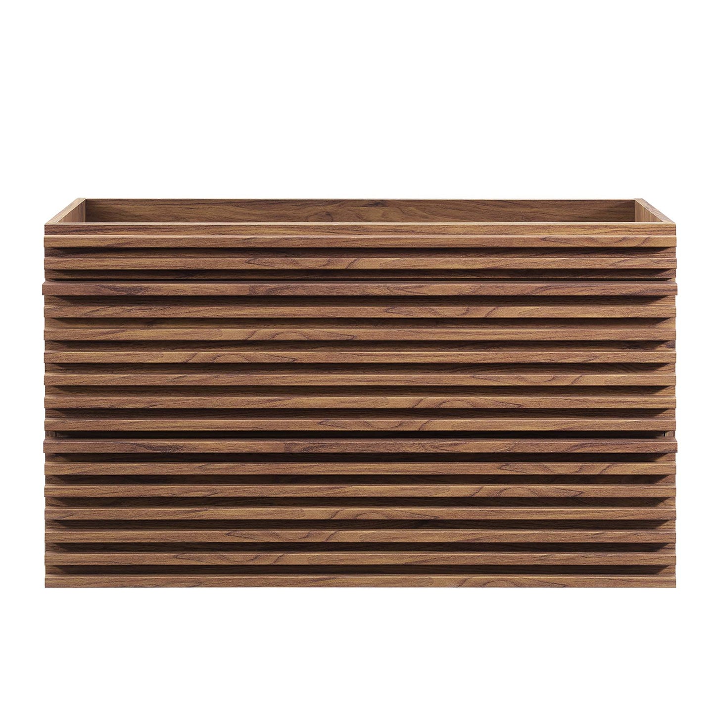 Vera 36" Wall-Mount Bathroom Vanity Cabinet (Sink Basin Not Included) in Walnut