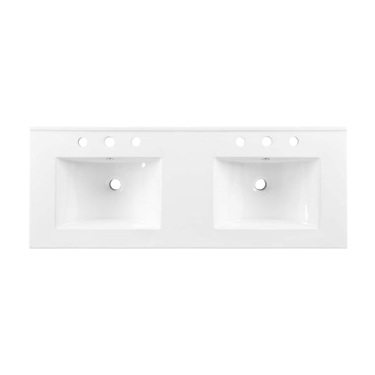 Cayman 48" Double Basin Bathroom Sink by Furniture For America