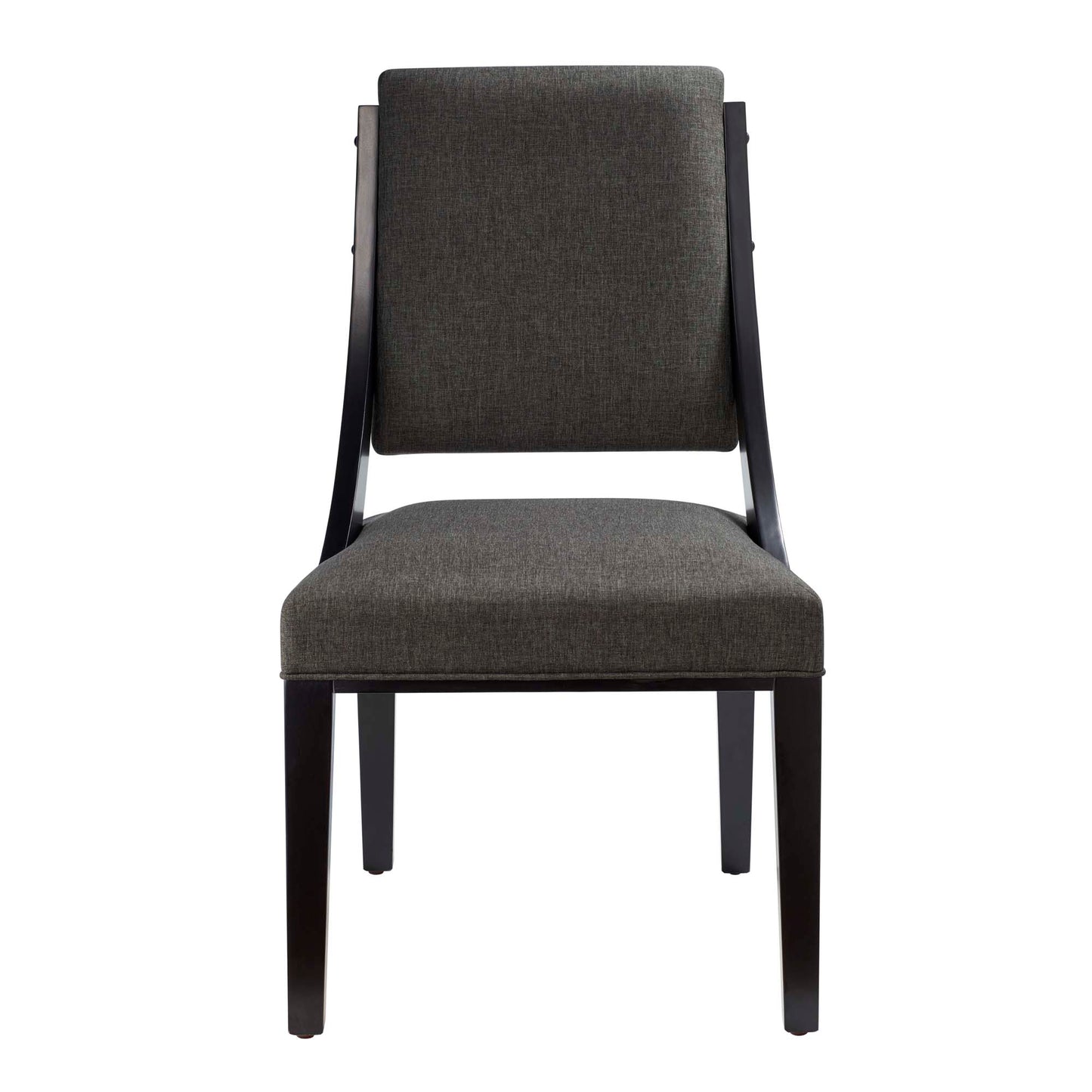 Ifanna Upholstered Fabric Dining Chairs Set of 2 in Gray