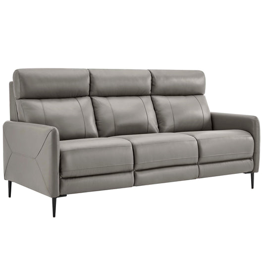 Huxley Leather Sofa by Furniture for America