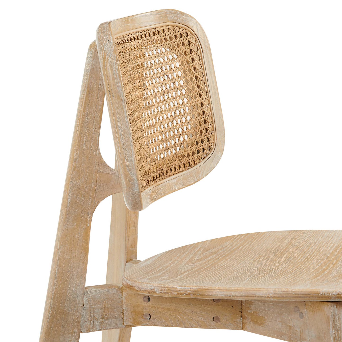 Lucian Wood Dining Side Chair in Gray