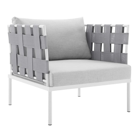 Harmony Sunbrella® Outdoor Patio Aluminum Armchair by Furniture For America