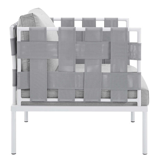 Harmony Sunbrella® Outdoor Patio Aluminum Armchair by Furniture For America