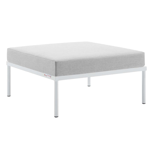 Harmony Sunbrella® Outdoor Patio Aluminum Ottoman by Furniture For America