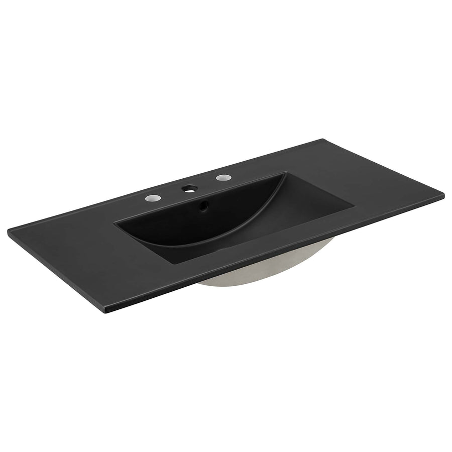 Calla 36" Bathroom Sink in Black