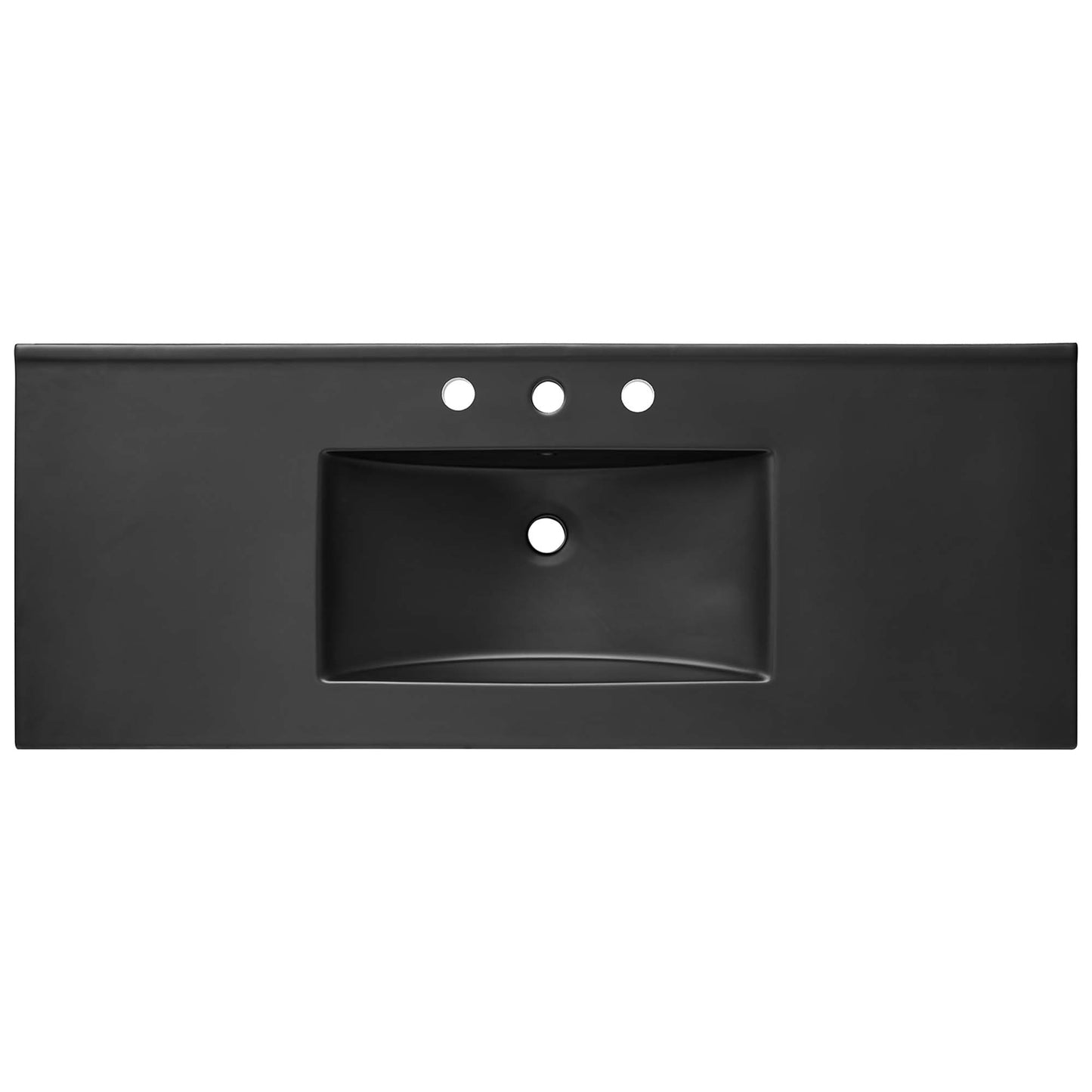 Calla 48" Single Basin Bathroom Sink in Black