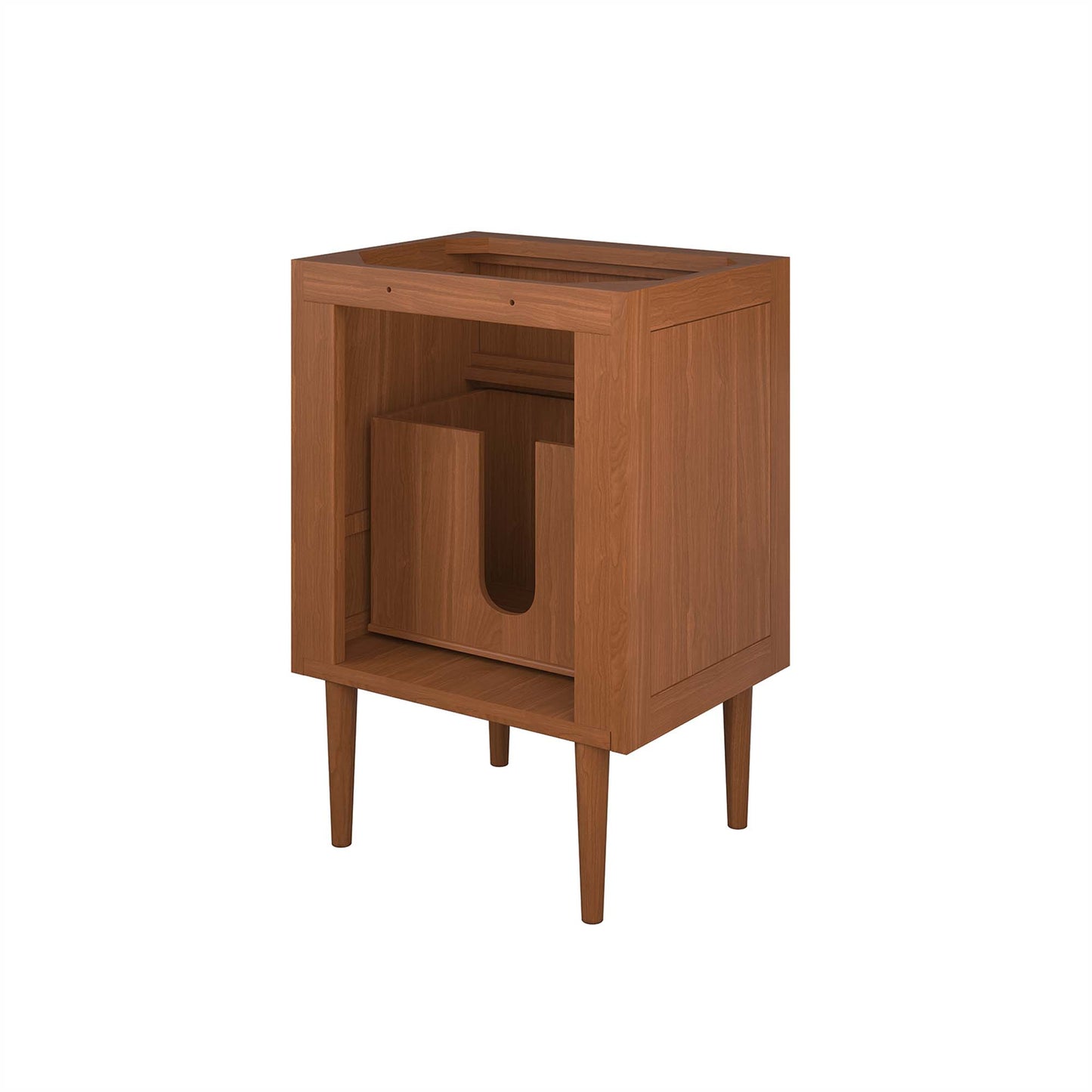 Arbor 24" Teak Wood Bathroom Vanity Cabinet (Sink Basin Not Included) in Natural