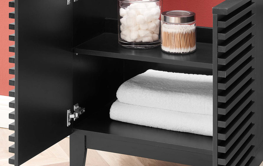 Vera 24" Bathroom Vanity in Black Black