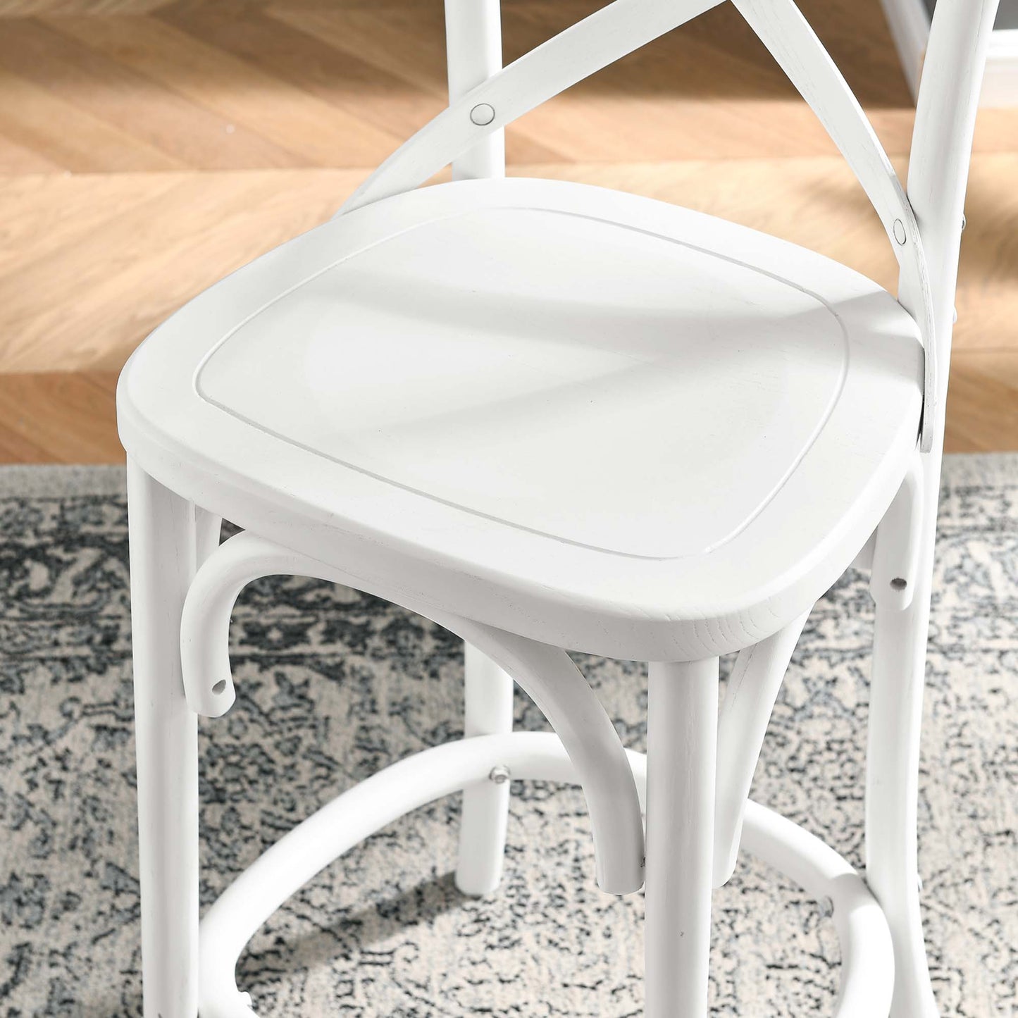 Juniper Counter Stool in White