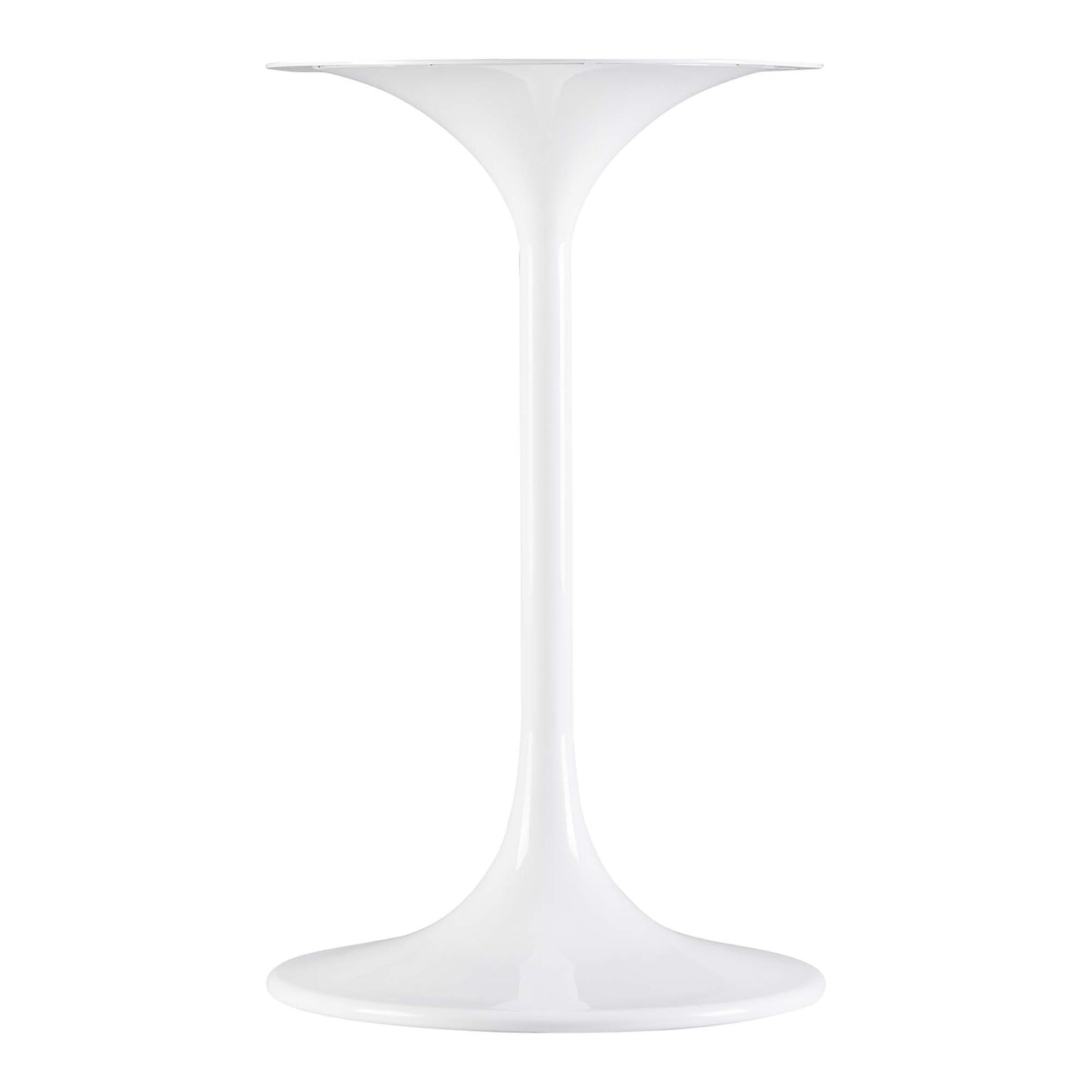 Lumen 20" Round Faux Marble Side Table in White White