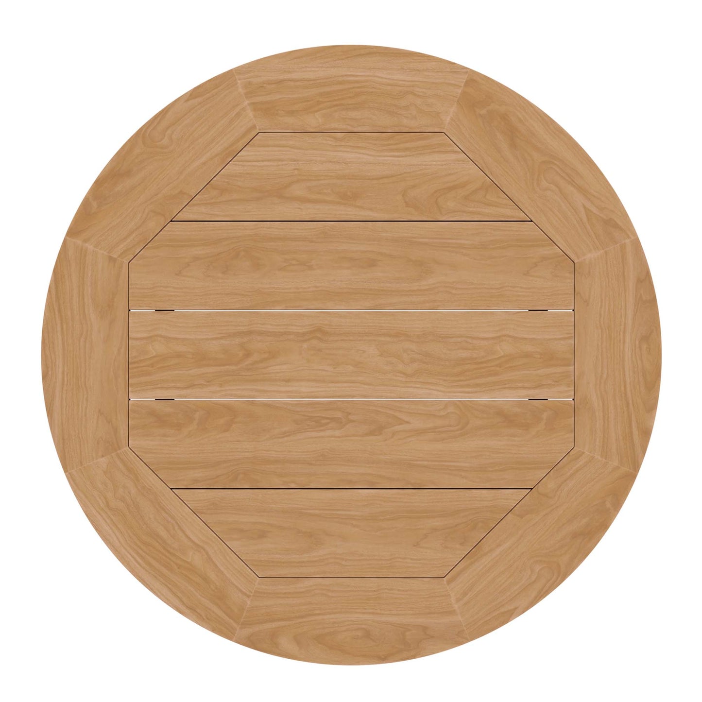 Blake 3-Piece Teak Wood Outdoor Patio Set in Natural White
