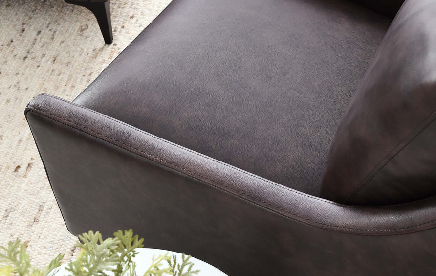 Pergola Leather Armchair in Brown