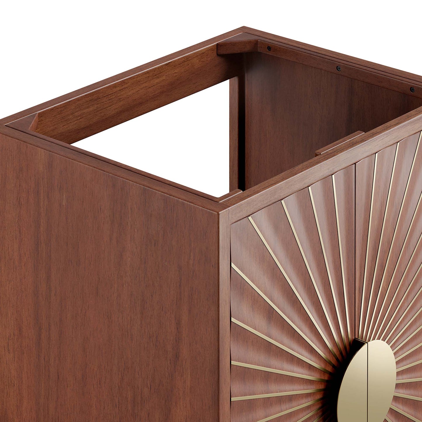 Ridge 24" Bathroom Vanity Cabinet in Walnut