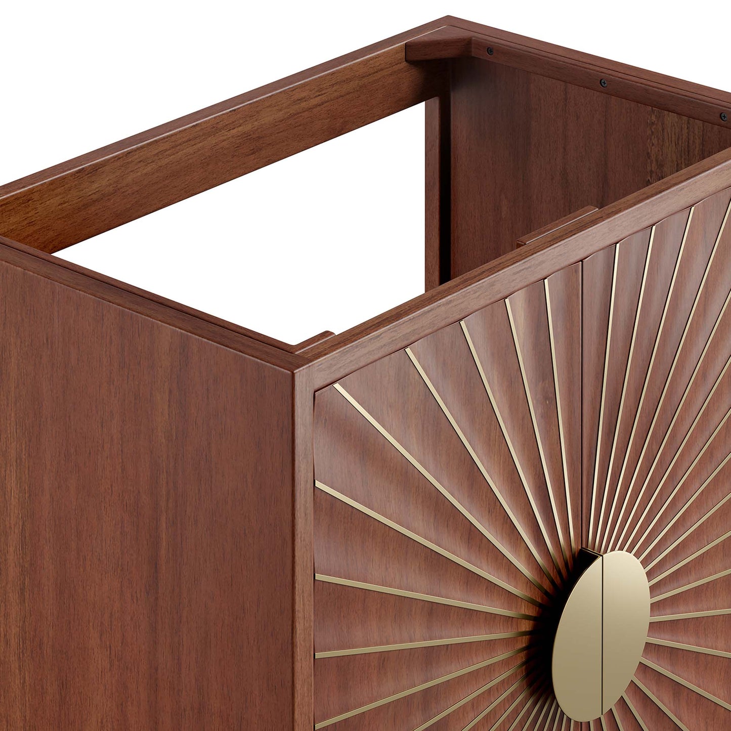 Ridge 30" Bathroom Vanity Cabinet in Walnut