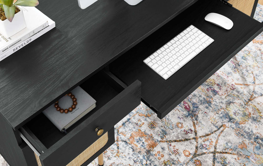 Cyrus Office Desk in Black