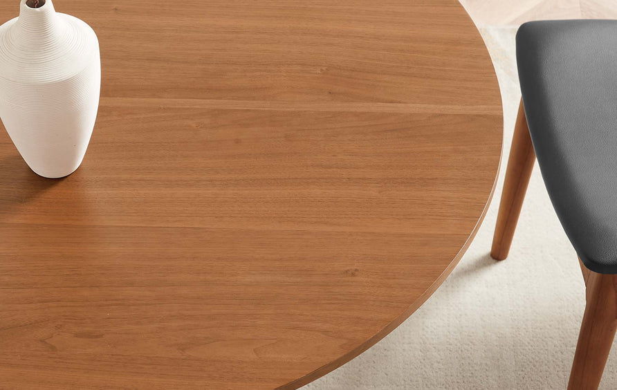 Elke 40" Dining Table in Black Walnut