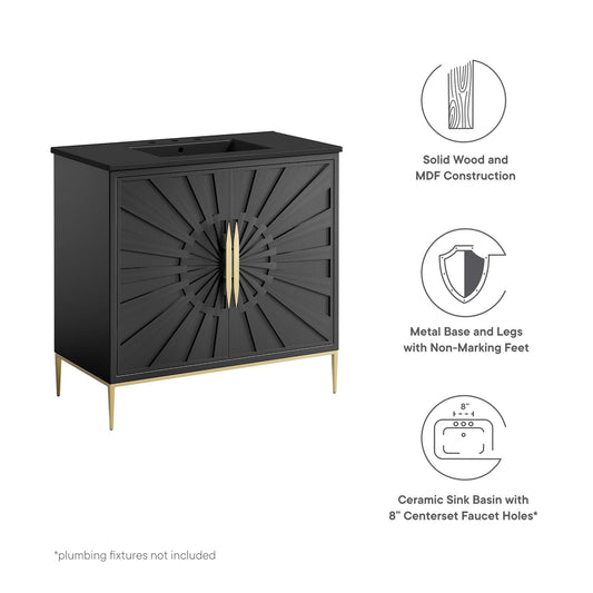 Awaken 36" Bathroom Vanity by Furniture For America