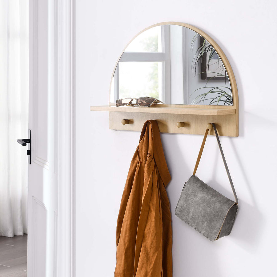 Calatanazor Arched Mirror in Oak